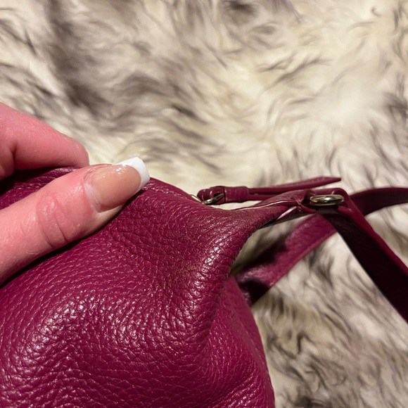 Kate Spade Raspberry Leather Crossbody Bag - Picture 7 of 7